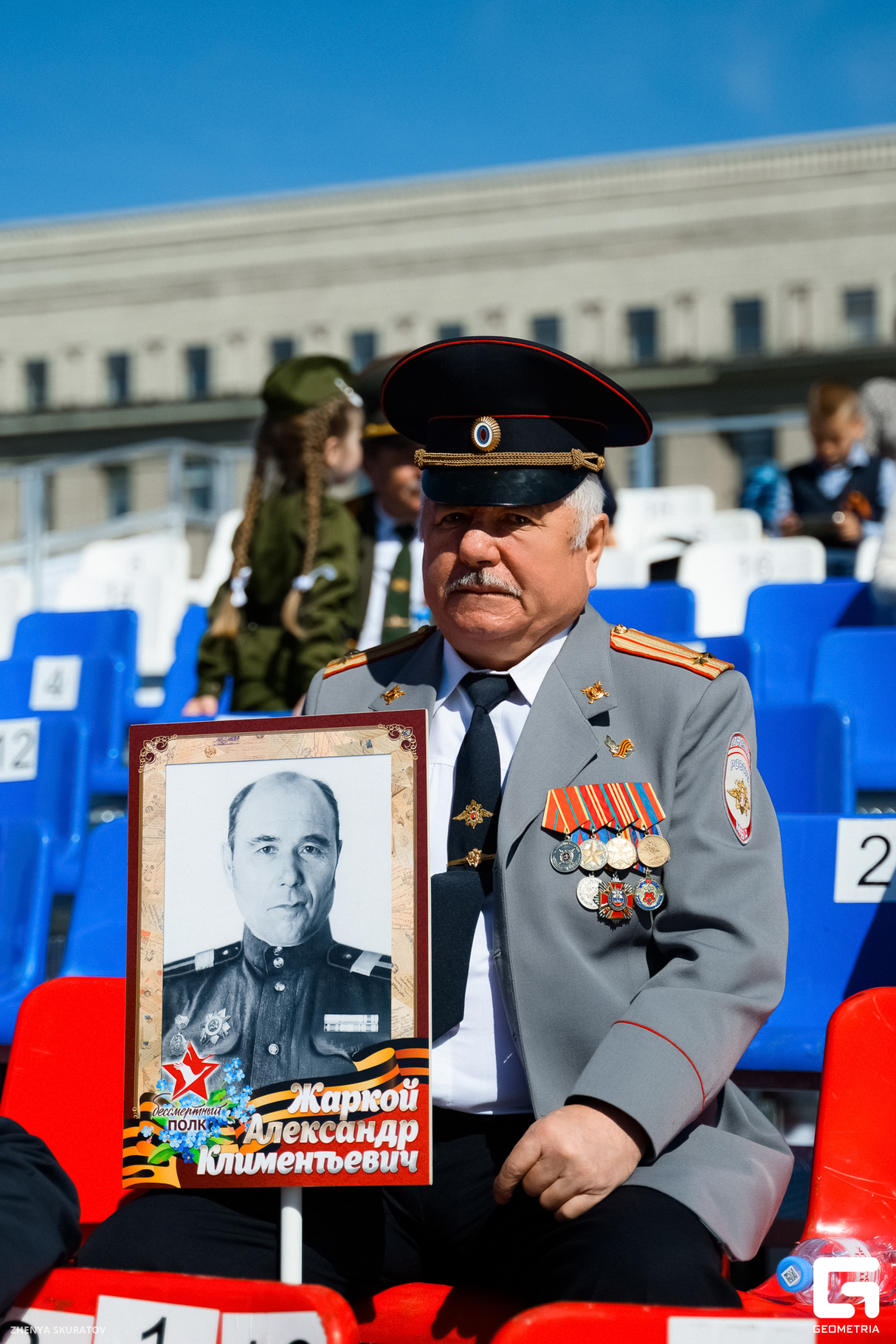 Торжественное прохождение парадных расчетов Иркутского территориального гарнизона. 10