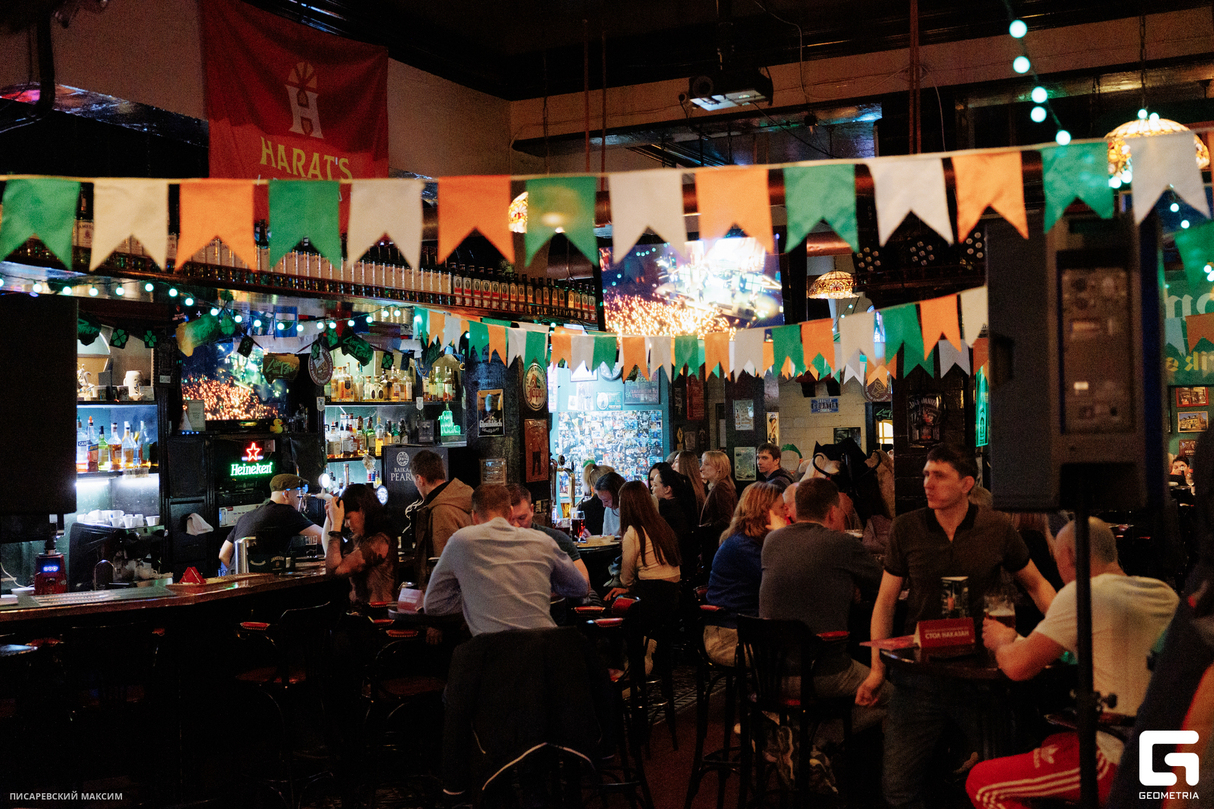 День святого Патрика в Harat’s pub 13