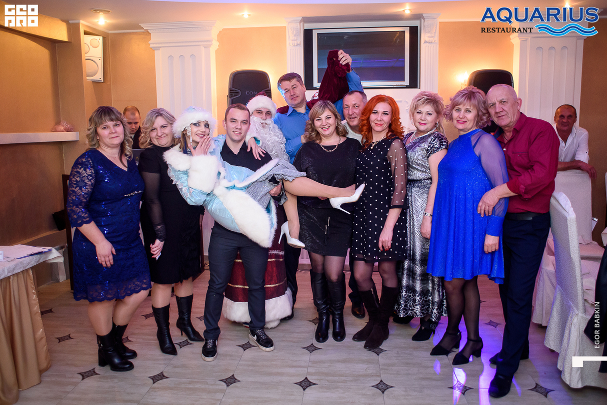 Новогодний корпоратив в ресторане "AQUARIUS" 23
