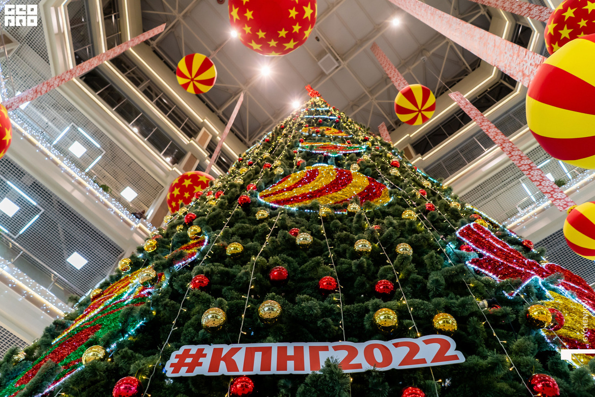 Новогодние украшения в Мегацентре «Красная Площадь» г. Новороссийск 24