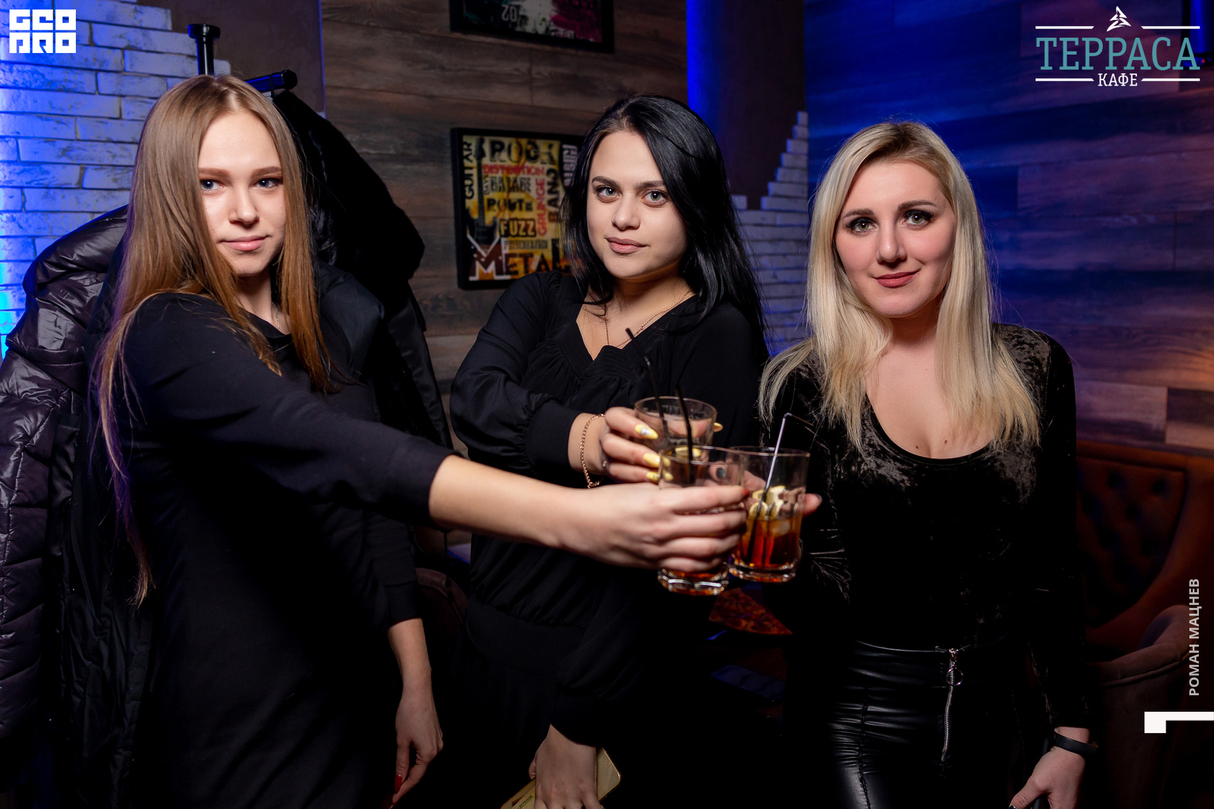 Суббота 13 февраля в кафе "Терраса" 19