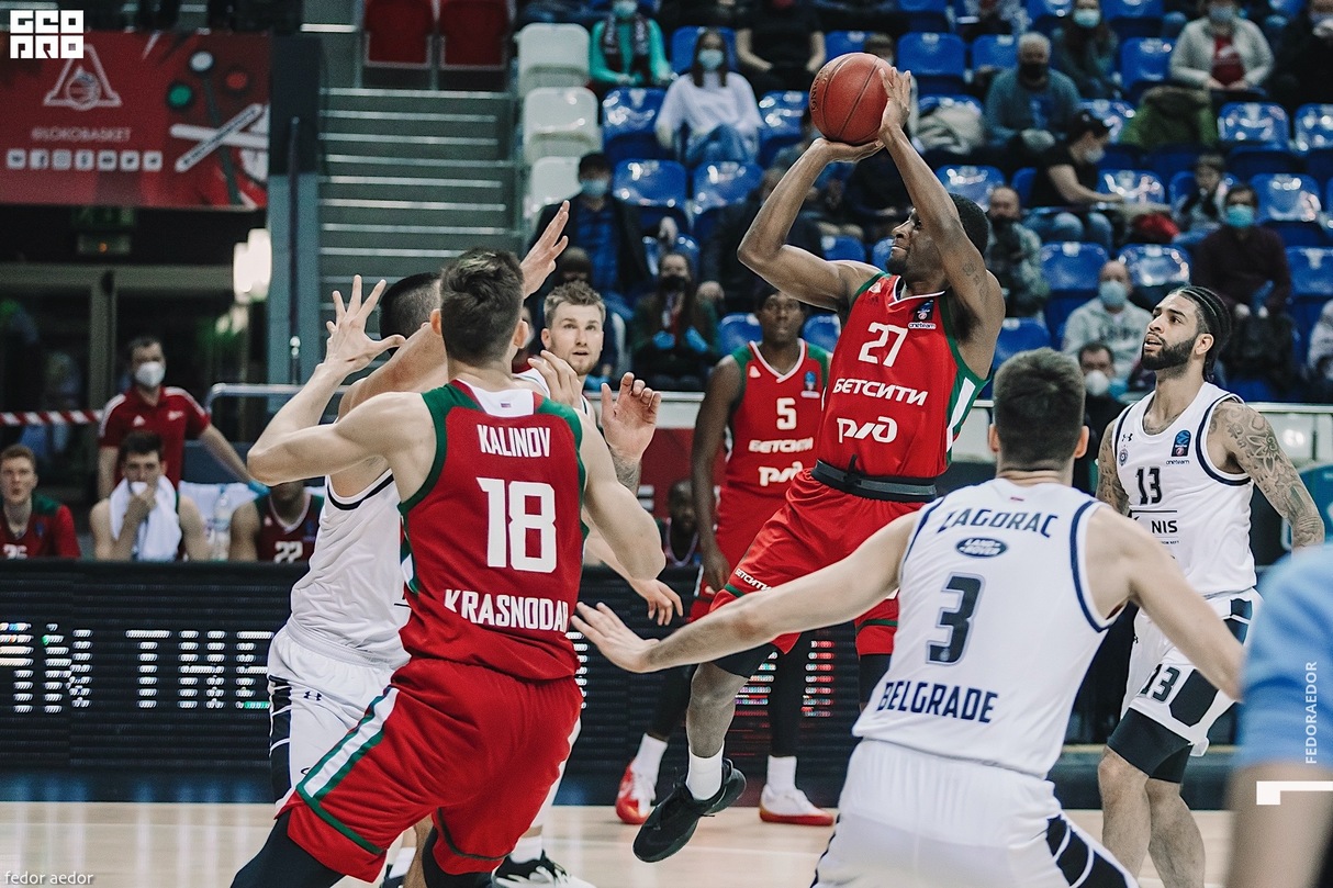 EuroCup7days: Lokomotiv /Krasnodar/ protiv Partizana /Beograd, Srbija/ 23