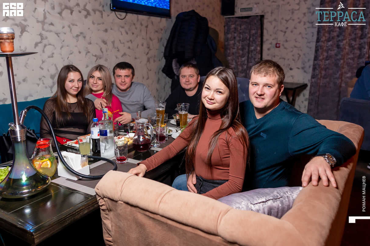 Суббота 16 января в кафе "Терраса" 18