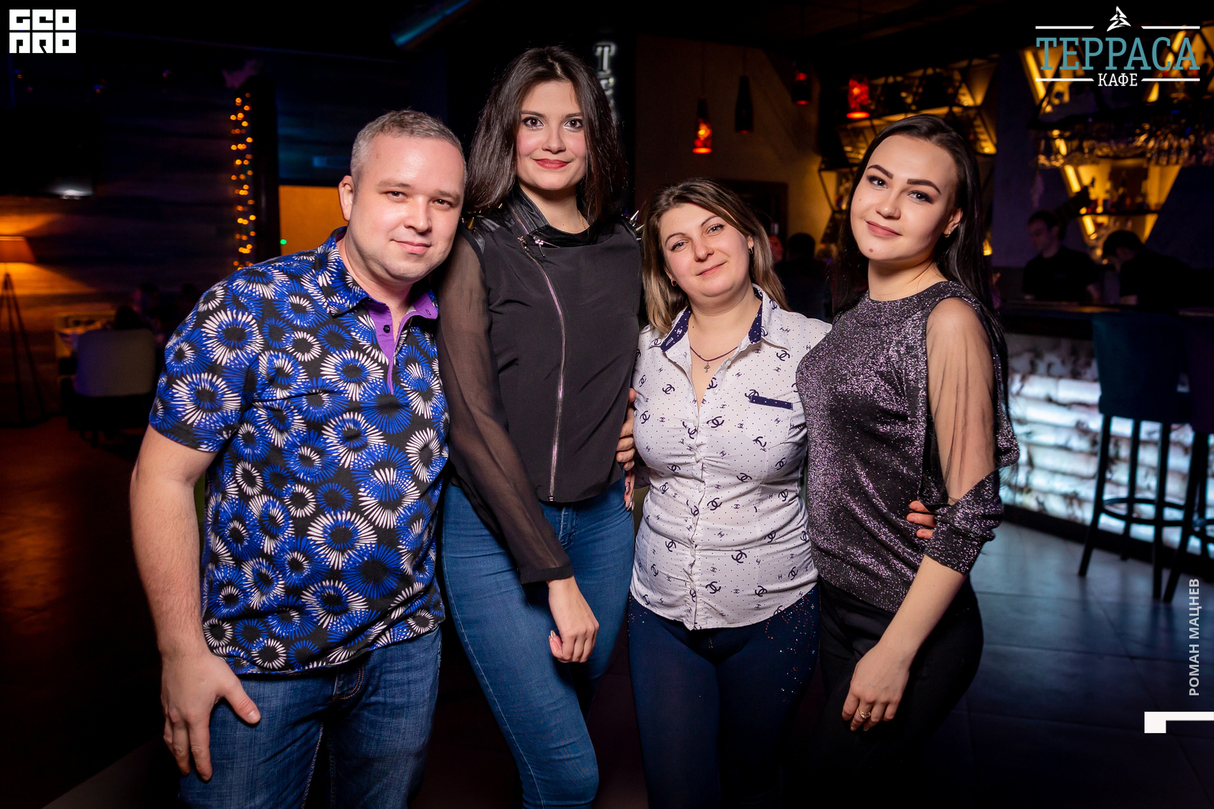 Суббота 9 января в кафе "Терраса" 16