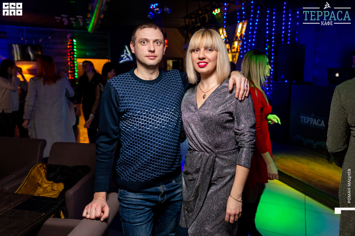 Воскресенье 3 января в кафе "Терраса" 20