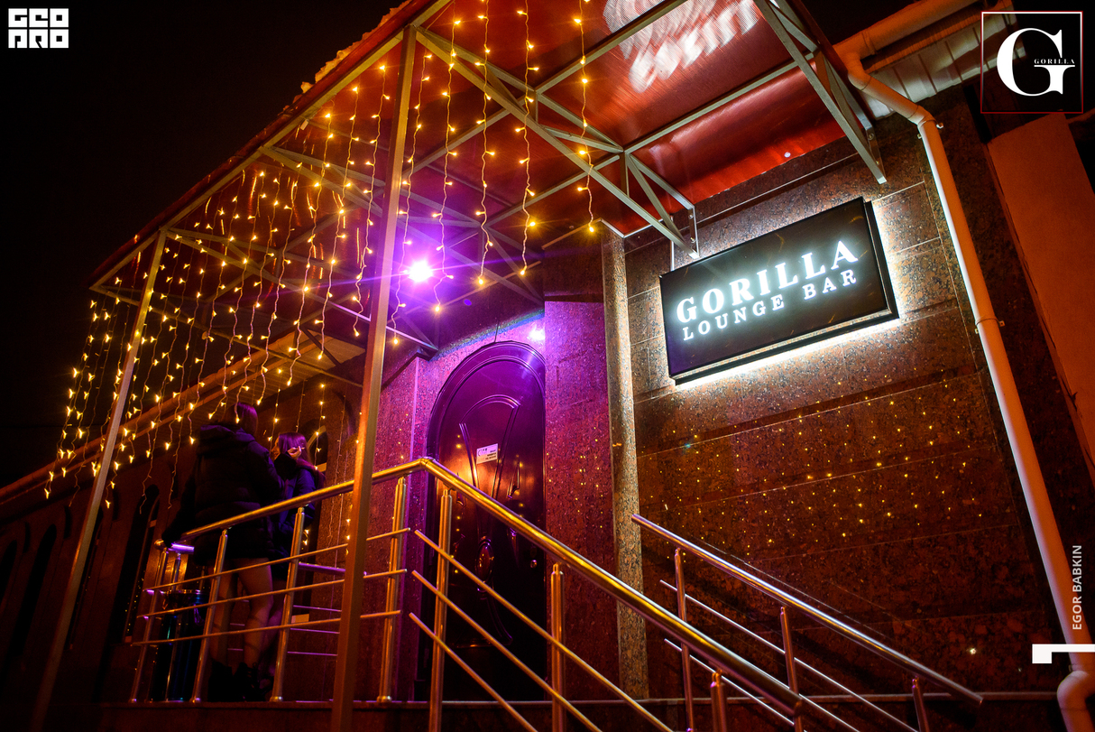 Открытие "Gorilla lounge bar"