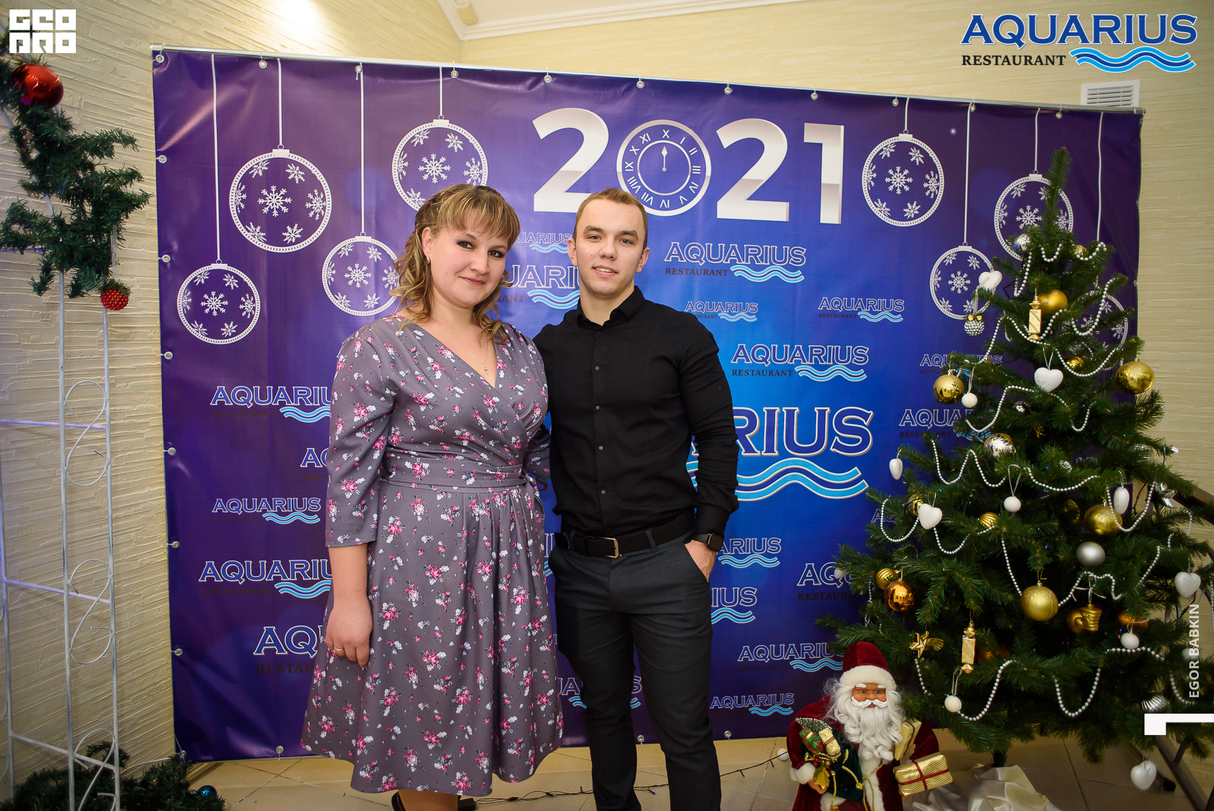 Новогодний корпоратив в ресторане "AQUARIUS" 20