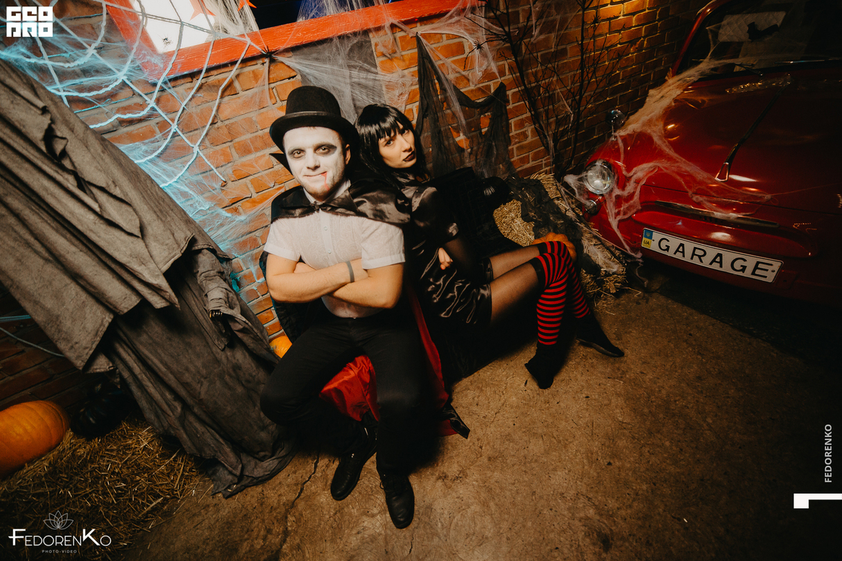 Halloween от модельного агенства YA Models в клубе "Гараж" 17