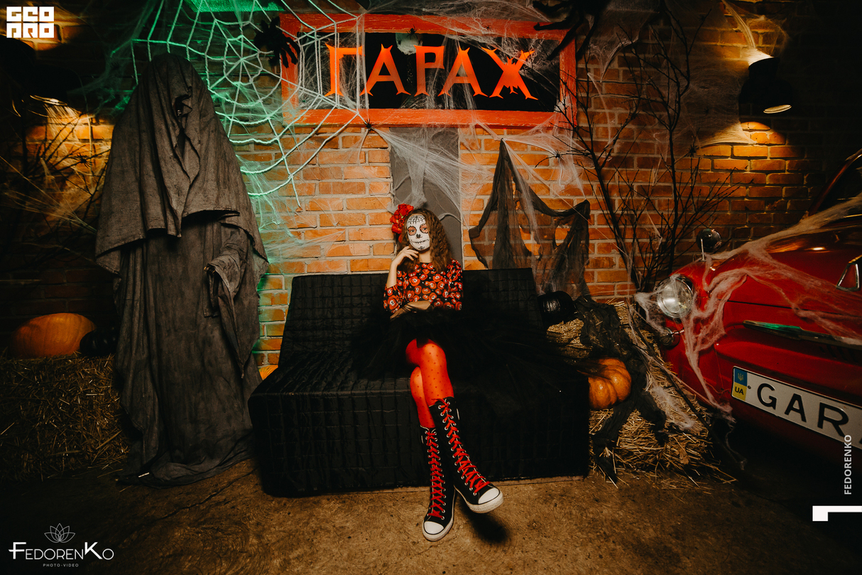 Halloween от модельного агенства YA Models в клубе "Гараж" 16