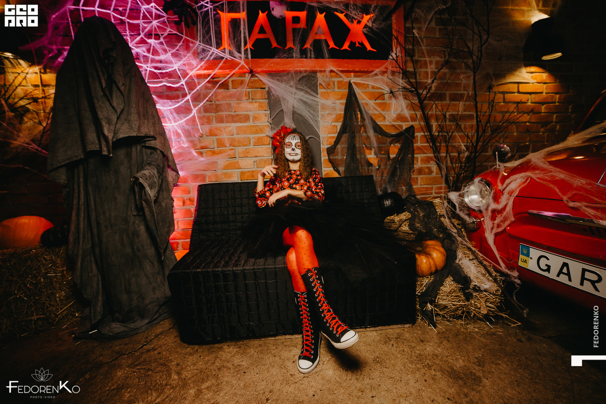 Halloween от модельного агенства YA Models в клубе "Гараж" 15