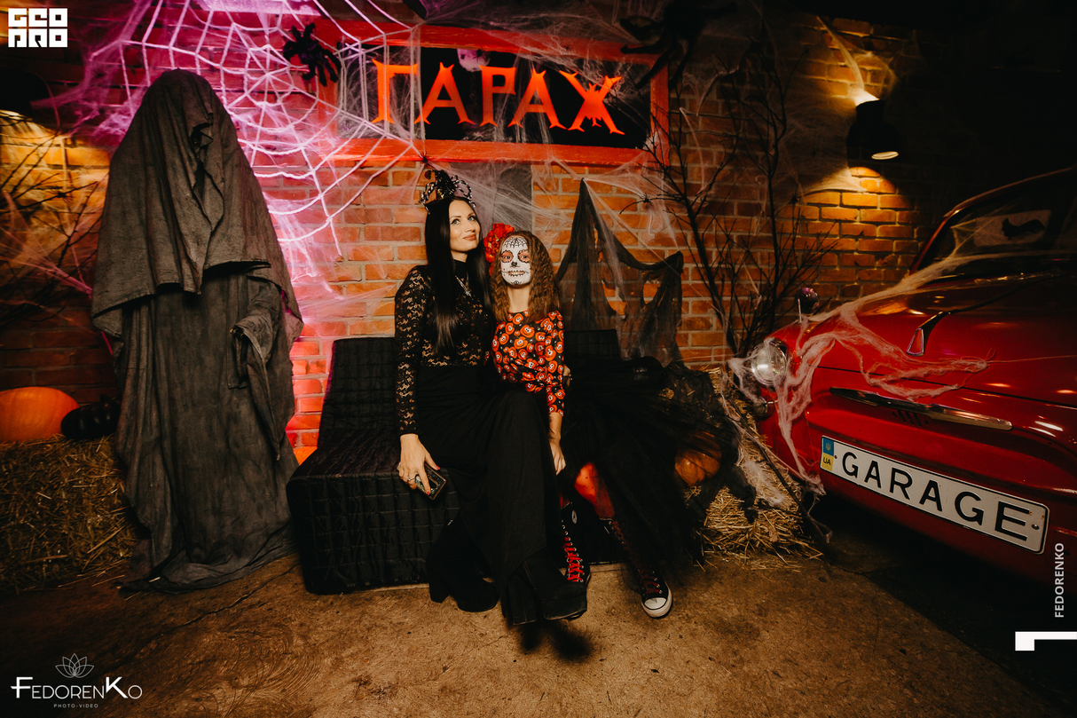 Halloween от модельного агенства YA Models в клубе "Гараж" 19