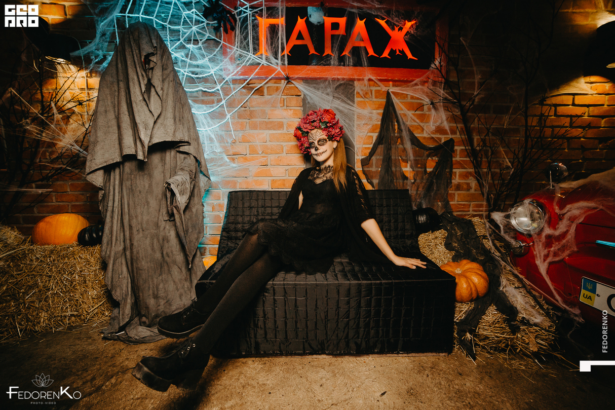 Halloween от модельного агенства YA Models в клубе "Гараж" 25