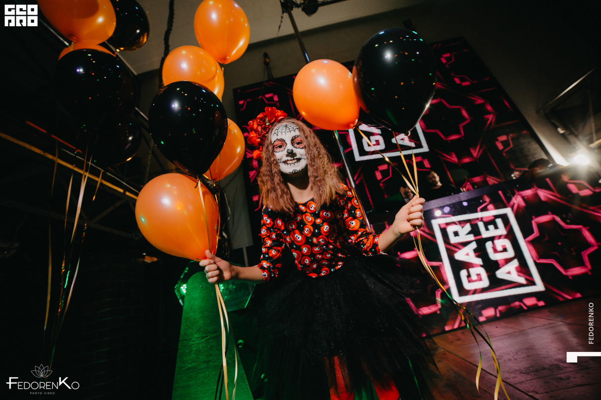 Halloween от модельного агенства YA Models в клубе "Гараж" 11