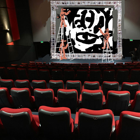 Видеоинсталляция BROKEN FACE