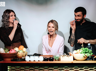 Сьемки ток-шоу Geo Kitchen в ресторане Villa Vanilla