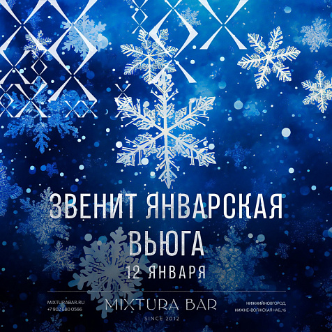 ЗВЕНИТ ЯНВАРСКАЯ ВЬЮГА