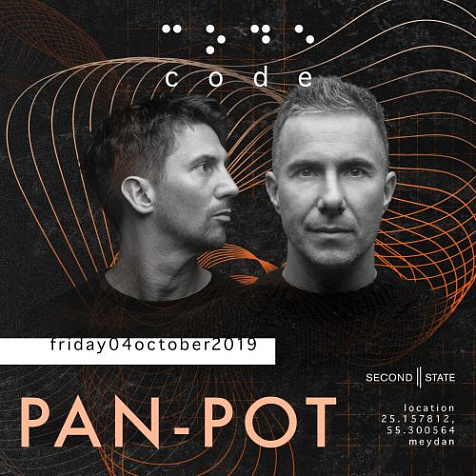 Pan-Pot < > Code DXB 04 • 10 • 19