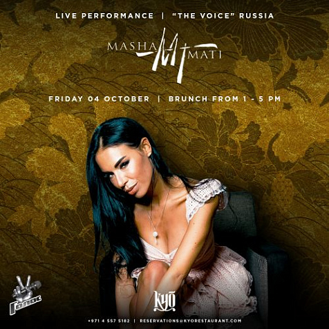 Masha Mati LIVE at KYO | Friday Brunch