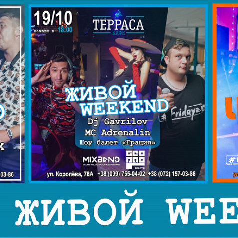 Выходные в кафе Терраса 