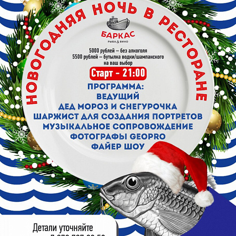 Новогодняя ночь в Баркас
