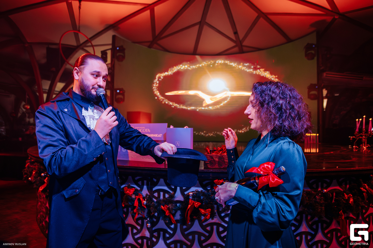 Новогодняя шоу-программа MAGIC TIME в PTIZZA BAR 17